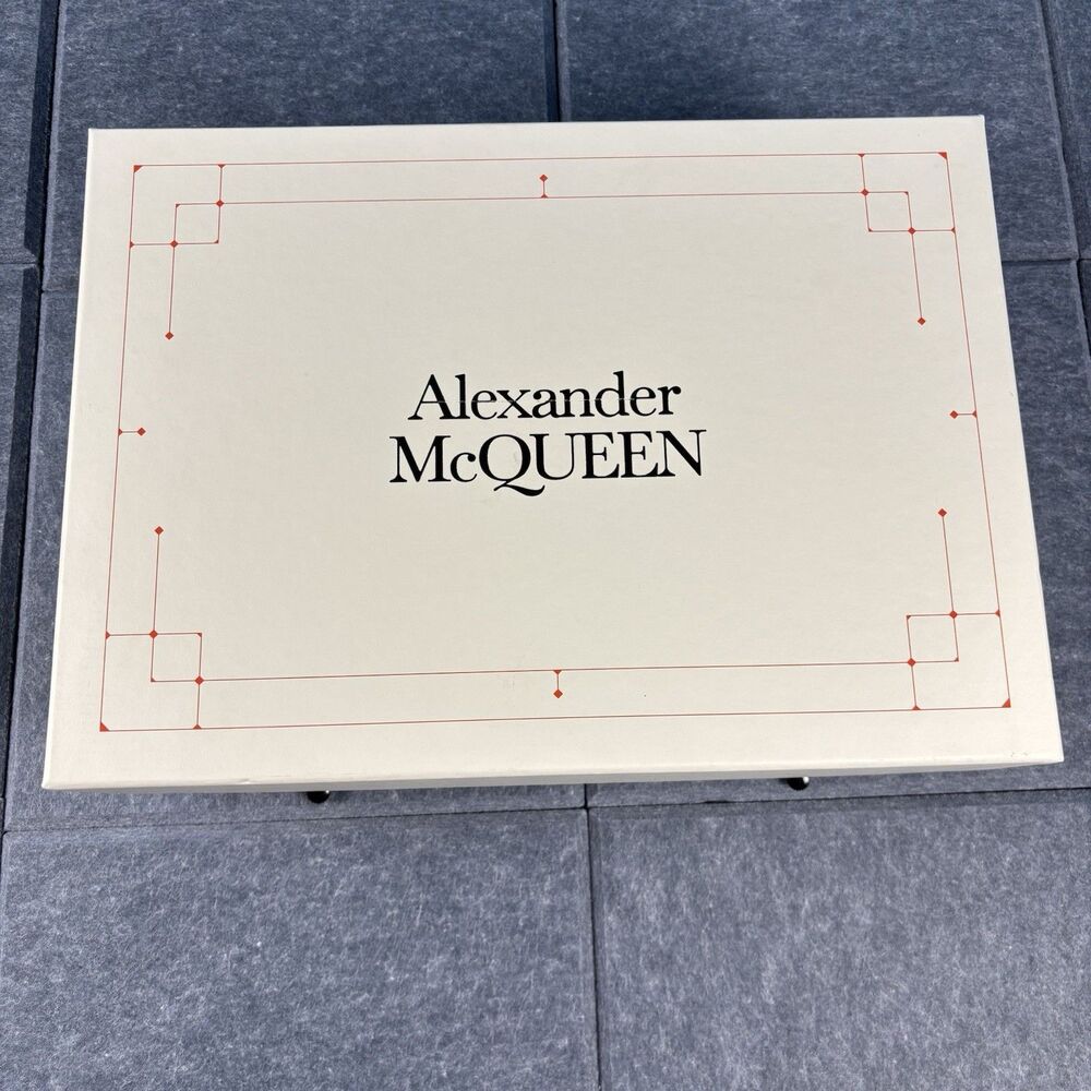 EMPTY REPLACEMENT SHOE HEEL BOX & INSERTS - Alexander McQueen 15" x 11"x 6"